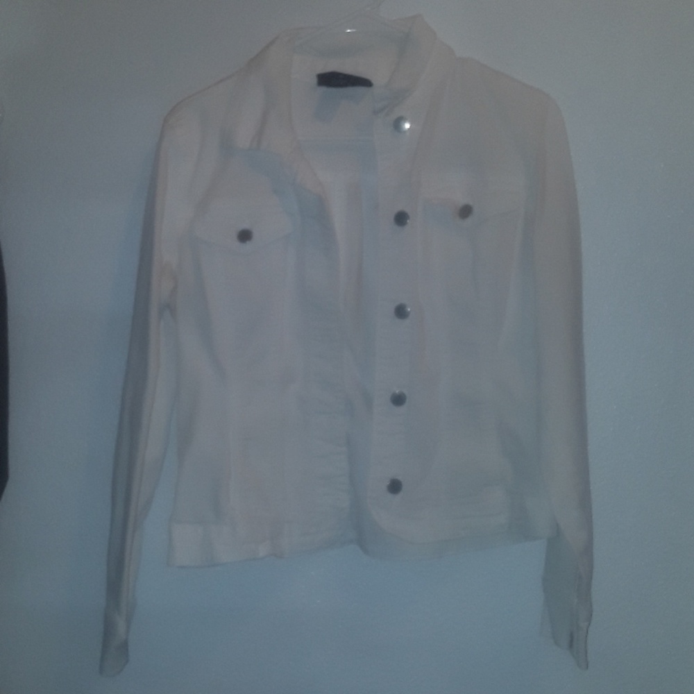 White Jean Jacket
